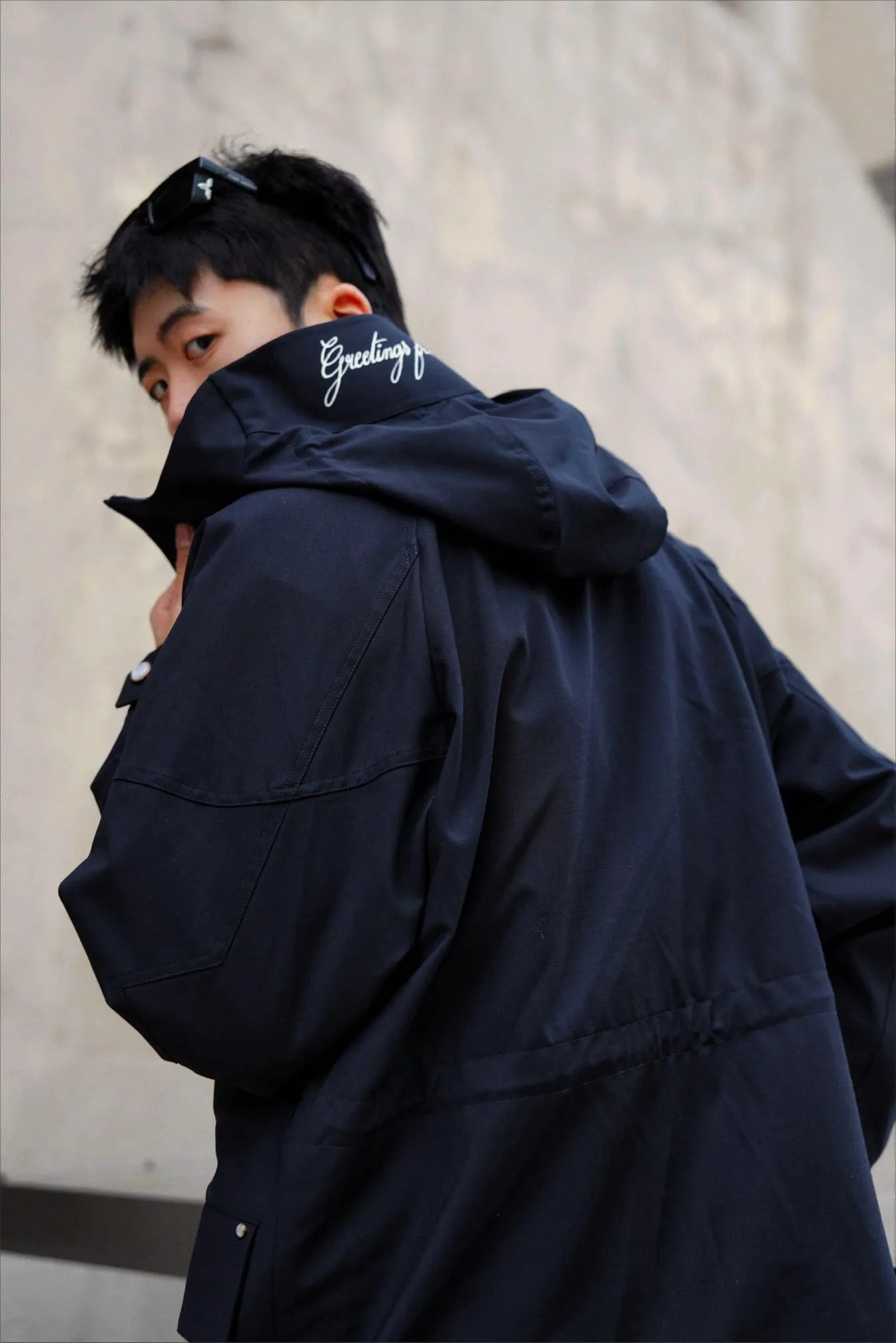 Louis Vuitton 24Fw Maritime Windbreaker Hooded Parka